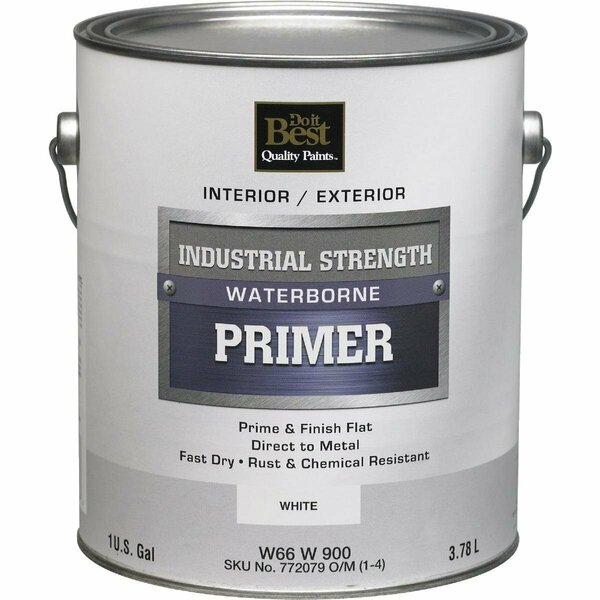 All-Source Industrial Strength Waterborne Primer, White, 1 Gal. W66W00900-16